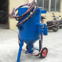 移动式水除锈喷砂机 水砂混合喷砂机 加压除锈喷砂设备