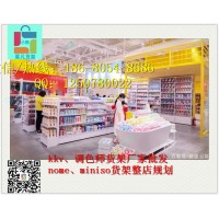 南京集合店kkv货架外形炫酷品类精细、调色师货架供应