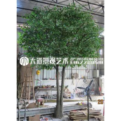 仿真大树榕树 室内大型包柱植物榕树古榕树 酒店餐厅装饰
