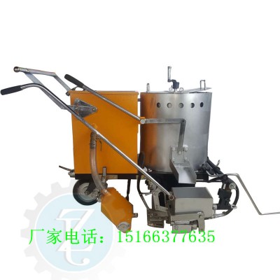 小型手推式热熔划线机 停车场热熔划线一体机 道路标线机