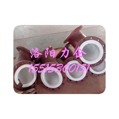 供应内衬PTFE管件 硫酸输送管道 强腐蚀耐压钢衬聚四氟管道