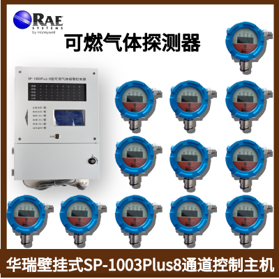 华瑞SP-1003Plus壁挂四八十六通主机可燃有毒气体报警
