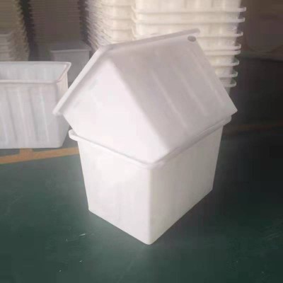 加厚牛筋塑料水箱PE储水方箱水产养殖箱160L