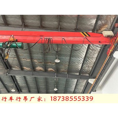 湖北恩施桥式起重机厂家五吨LDP偏挂单梁行吊参数