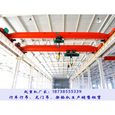 重庆桥式起重机厂家5T-17m单梁行车发往淄博