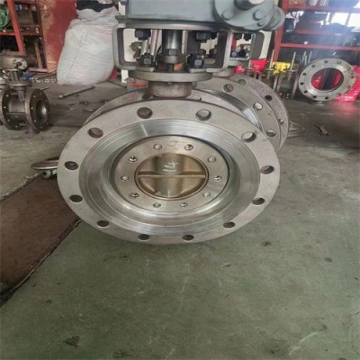 跃正船用硬密封法兰式涡轮偏心蝶阀GB/T3037-94