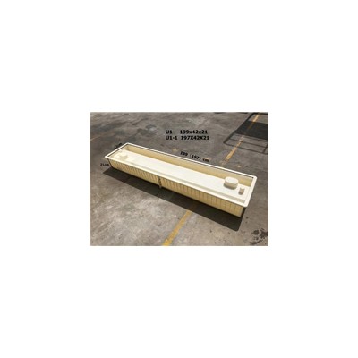 水泥模具混凝土T梁电缆槽U形型槽排水槽塑料模具规格齐全精达