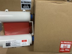 max标签机卡匣色带黑色SL-TR01D（C）