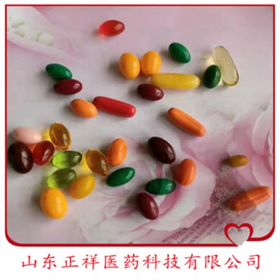雨生红球藻虾青素软胶囊 维生素E 辅酶Q10软胶囊代加工