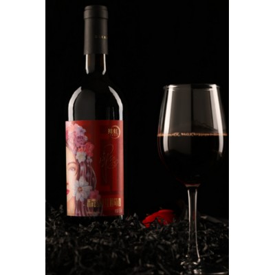 翁虹代言红酒品牌绯虹丝路酒庄赤霞珠干红葡萄酒750ml