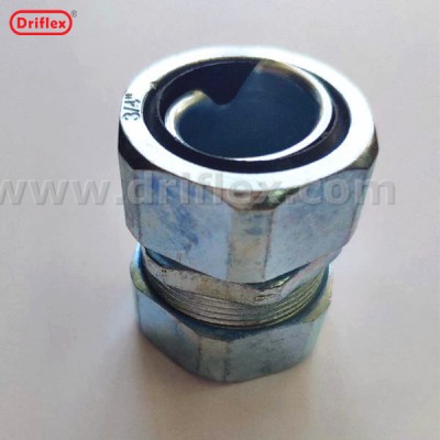 Driflex一洋五金锌合金自固式接头双螺帽软管连接器