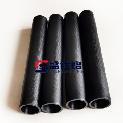 大口径碳纤维管材 碳纤维方管 圆管 异型管 3K碳纤维管