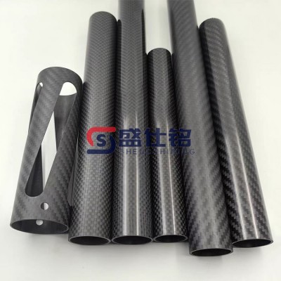3KT300碳纤维方管 圆管 矩形管 定制CNC数控加工定做
