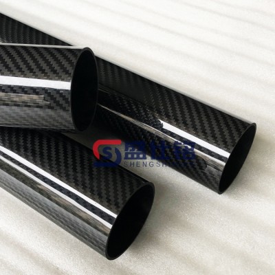 3K碳纤维管加工 厂家直营 质量有保障 亮光机械性碳管