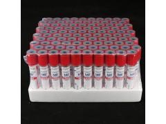 红色管帽含促凝剂PET材质真空采血管_抽血管_快速血清管