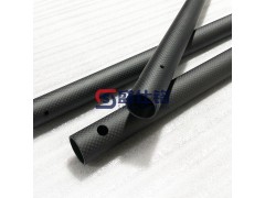 碳纤维圆管（带孔款）高强度  易安装 工业结构件减重优选