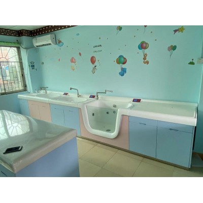 婴儿洗浴工作站 母婴店设计定制 幼儿洗浴设备