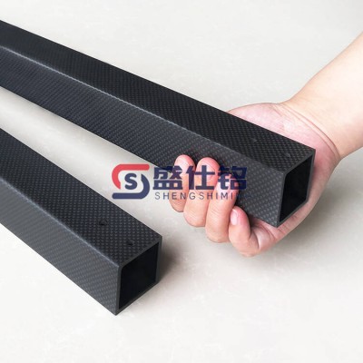 碳纤维管 亮面碳纤维方管 耐高温碳纤维异形管