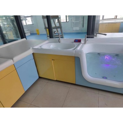 新生儿洗浴池游泳池一体设计PMMA高分子制作