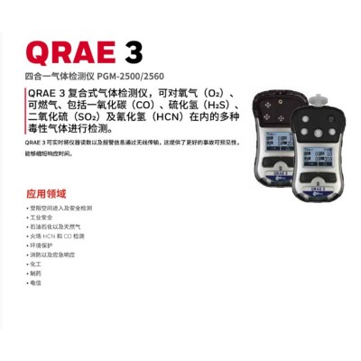 扩散式LEL/O2/CO/SO2四合一气体检测仪