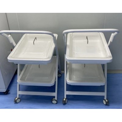 转运车 内镜二层小推车 静音轮小推车