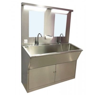 医用不锈钢脚踏式洗手池