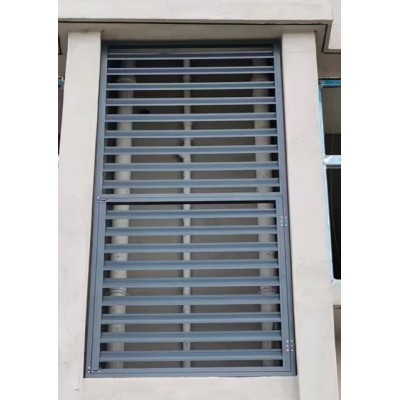 电动锌钢百叶窗，手动金属百叶窗厂家，护栏任丘生产厂家