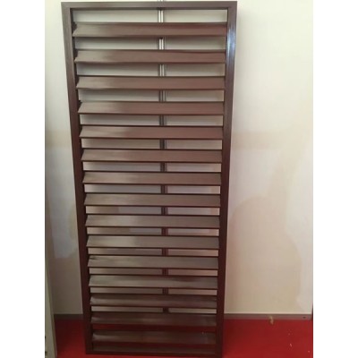 铝合金百叶窗，装饰通风铝合金空调罩百叶窗